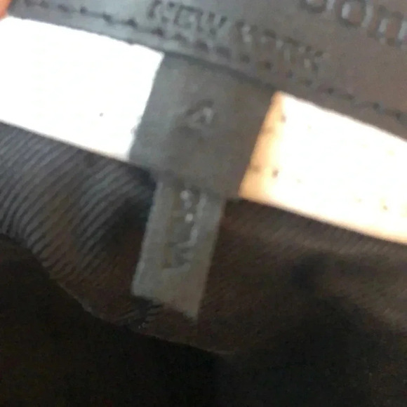 rag & bone lamb leather black skirt white side stripes Sz 4 Excellent Condition - Picture 10 of 11